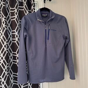 Patagonia Blue Quarter-Zip Jacket